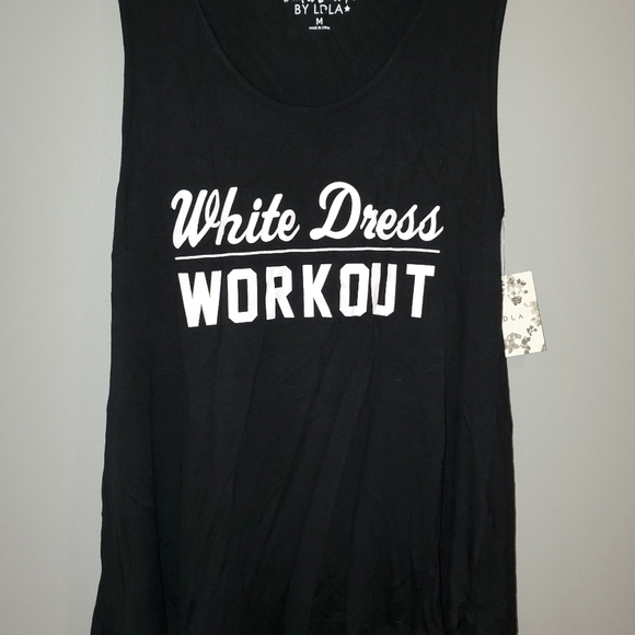 Tops - Black flowy bridal tank